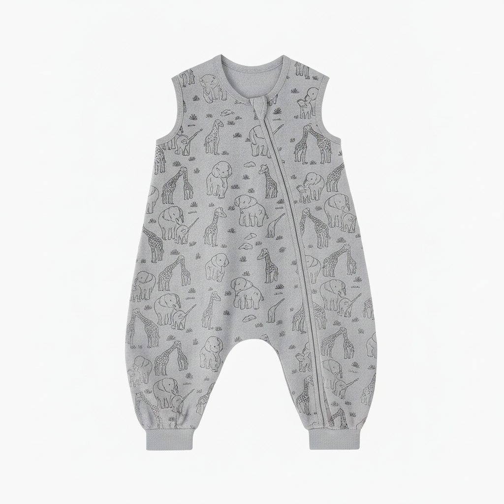 Soft 0.5 Tog Unnivoll Cotton Baby Sleeping Bag with Feet - Gomix Brands Outlet